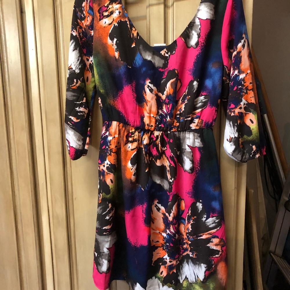 Pink Owl dress size medium